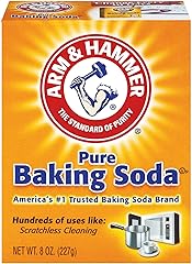Arm & Hammer Bicarbonato de sodio puro, 8 onzas, paquete de 2