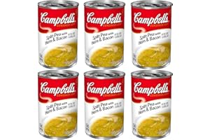 Campbell's, Condensed Split Pea, Ham & Bacon Soup, 11.5oz Can (Pack of 6)