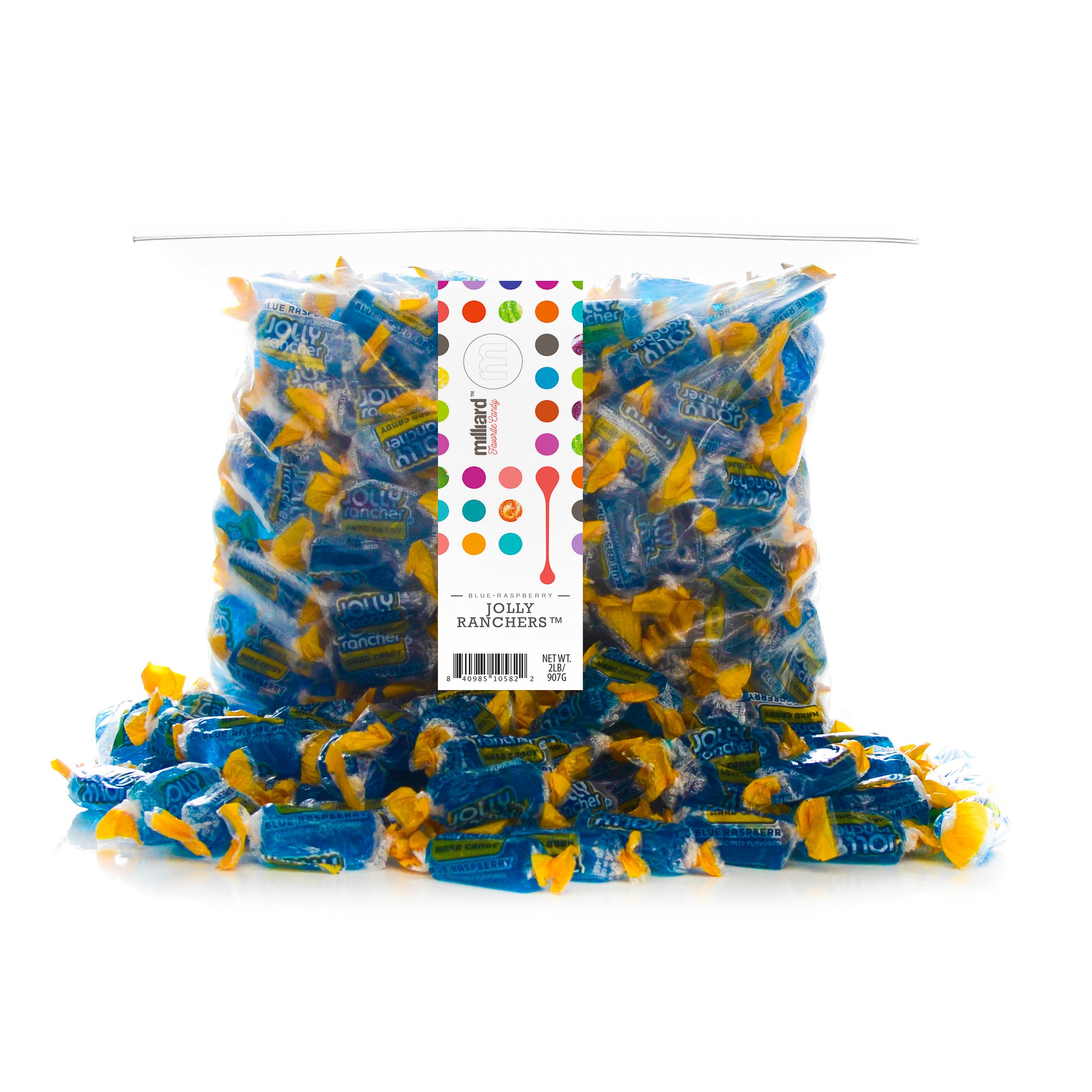 Jolly Rancher Hard Candy Blue Raspberry 2 Pound Resealable Bag