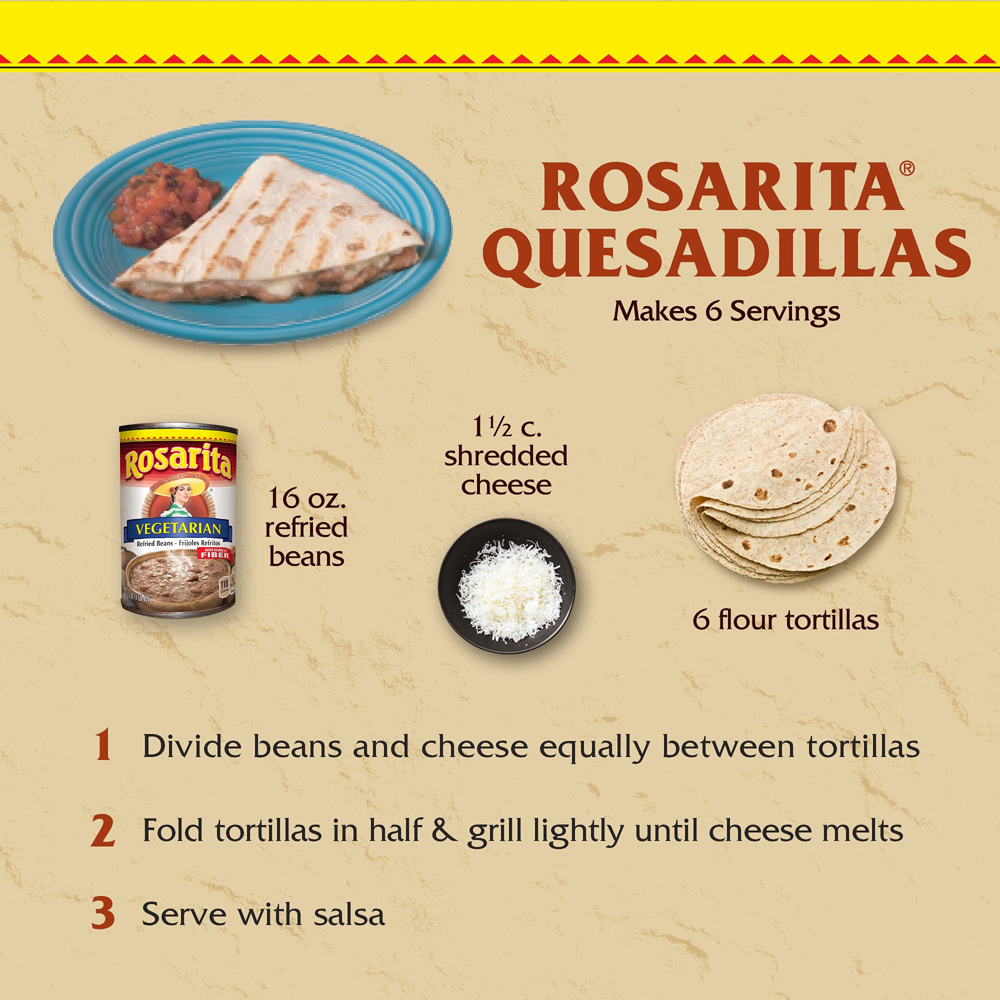 Rosarita Vegetarian Refried Beans, 16 oz Pricepulse