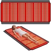 Full Body Red Light Therapy Mat, 74.8"*35.4" Whole Red Light Therapy Blanket with 3 Light Modes & 5 Working Modes, 1260 LEDs redlight with 660nm & 850nm for Men, Women, Pets