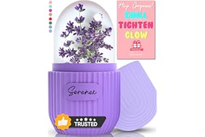 Serenex Ice Cube Roller for Face, Eyes & Neck – Silicone Ice Face Roller for Puffiness, Redness, Migraines & Eye Bags – Skin Tightening, Rejuvenation & Cryotherapy Massage Tool for Beauty & Skincare