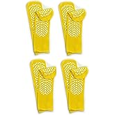 GBM Secure Step Double-Sided Tread Non Slip Safety Socks, 4 Pair