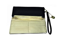Steve Madden Trifold Wallet Black One Size