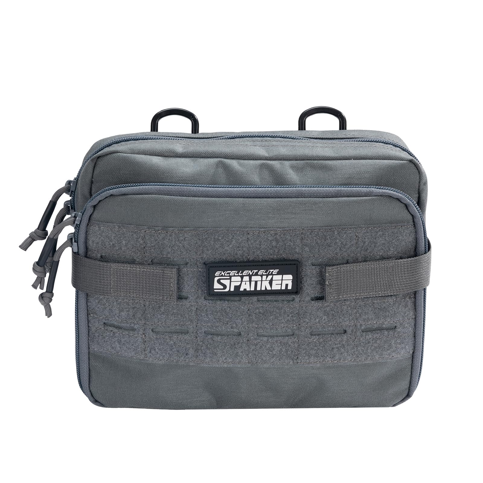 EXCELLENT ELITE SPANKER Tactical EDC Admin Molle Pouch,Military First Aid Kit Bag Nylon Utility Pouch, IFAK Pouch with Strap（Gry）