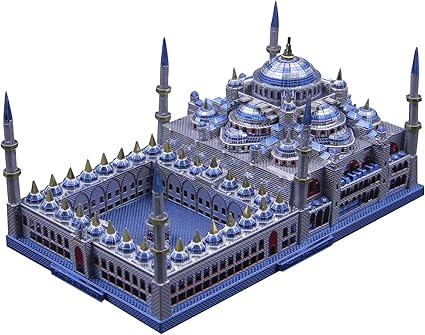 Amazon Com 3d Metal Puzzel Famous Architecture Model Building Kit