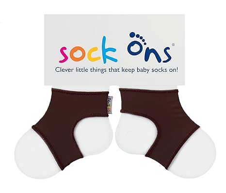 Sock Ons 90477.0 Sockenhalter Strumpfhalter, Small, 0-6 m, braun