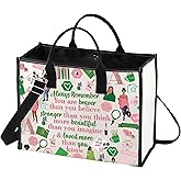 LEVLO Sorority Make up Bag Greek Sorority Gift You Are Braver Stronger Smarter Than You Think Makeup Zipper Pouch Bag (AK LT)
