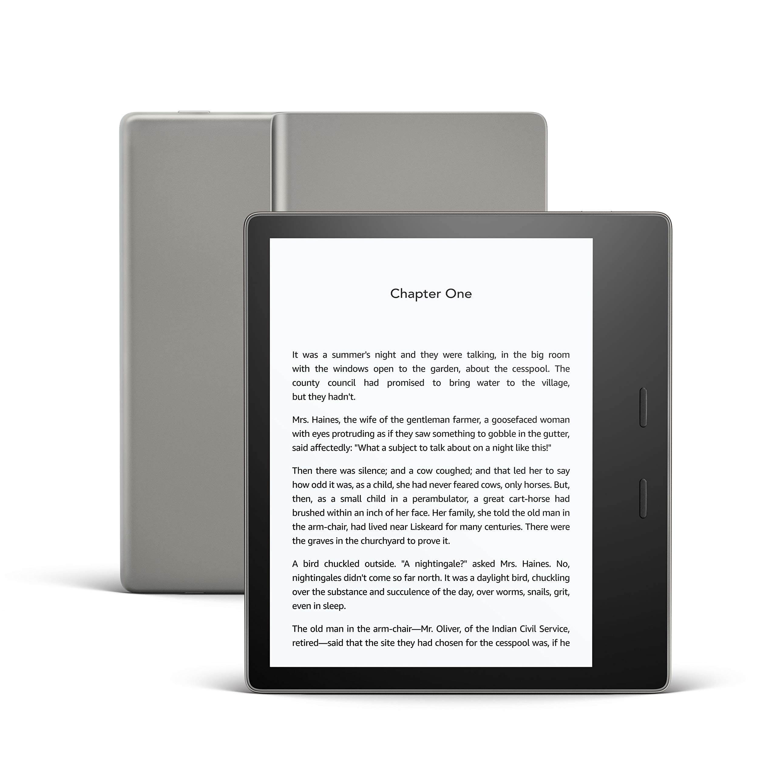 Kindle Oasis | Now with adjustable warm light | Waterproof, 32 GB, Wi-Fi + Free mobile connectivity | Graphite