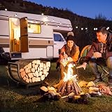 Mutool Heavy Duty Firewood Rack, Large Capacity Indoor Outdoor Log Holder view 5