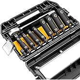 DeWalt Impact Socket Set 1/2 Drive, 10 Piece 1/4" to 1/2" Impact Socket Adapter Set (DW22812)