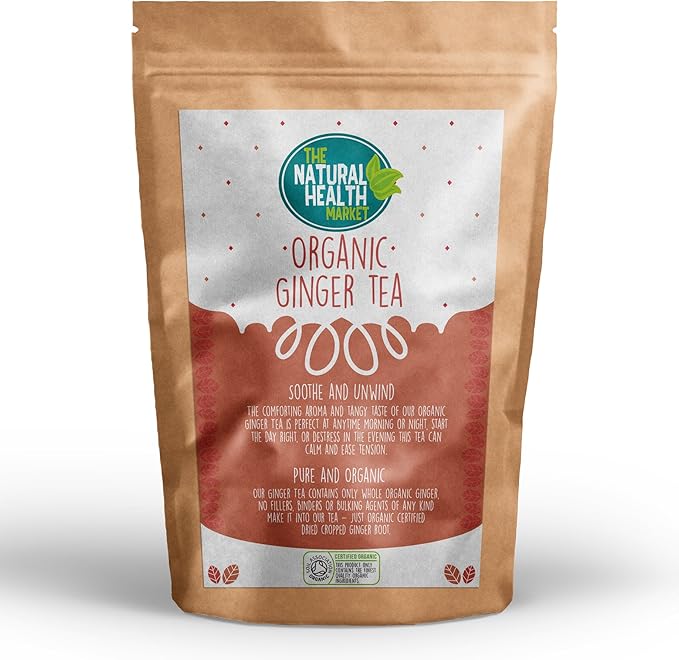 Organic Ginger Tea Bags by The Natural Health Market • Soil Association