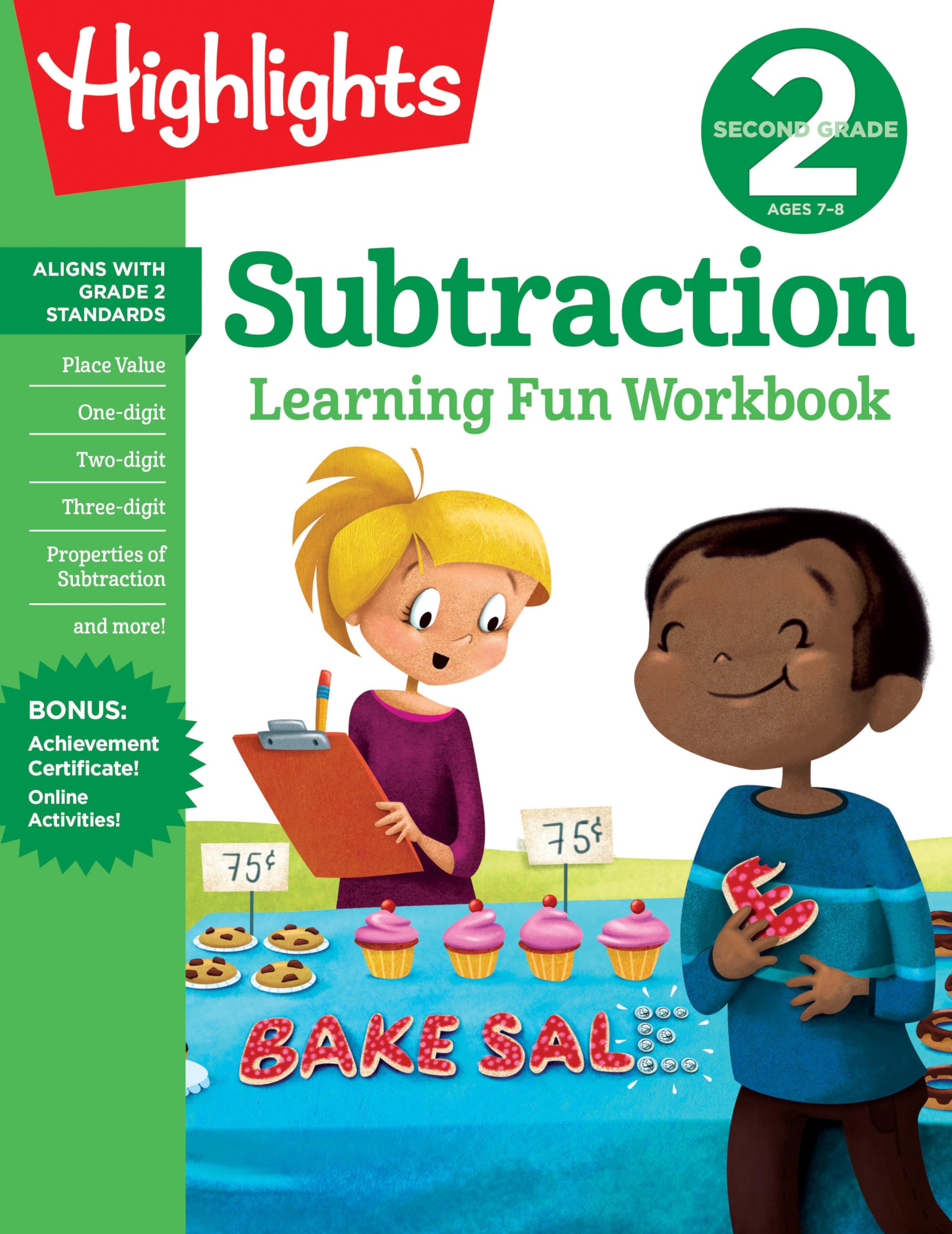 Second Grade Subtraction (Highlights Learning Fun Workbooks) Second Grade Subtraction (Highlights Learning Fun Workbooks) Paperback