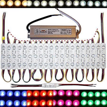 modulo led rgb alimentatore di rete