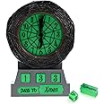 Paladone Nightmare Before Christmas Countdown Alarm Clock - Officially Licensed Disney Merchandise, Glow in The Dark Festive Decoration for Halloween and Christmas, Spooky Home Decor