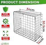 Unibos Large Letterbox Cage Mail Catcher Heavy Duty Steel Black view 4