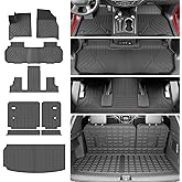 xipoqix 7-Seat Floor Mat Compatible with 2024-2026 Chevy Traverse GMC Acadia 25 26 Buick Enclave Backrest Trunk Cargo Mat Cargo Liner Floor Liner Replacement for 2024-2026 Chevy Traverse Accessories