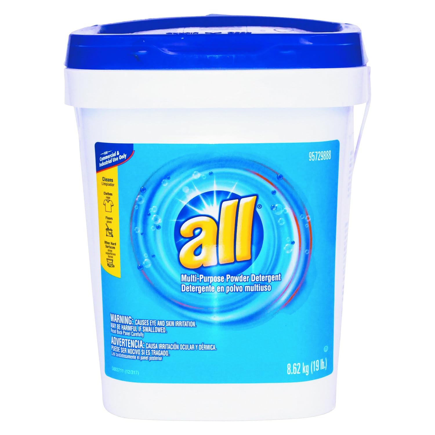 Todos los 5729888 l-purpose polvo detergente, 19 libras. Bañera ...