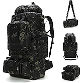 King'sGuard 100L Camping Hiking Backpack Molle Rucksack Military Camping Backpacking Daypack