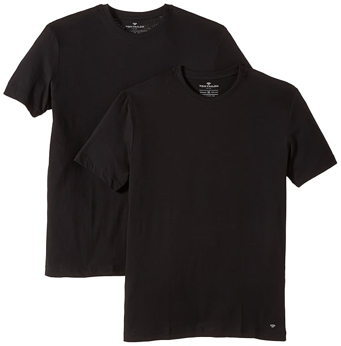 TOM TAILOR Herren T-Shirt Double Pack crew-neck/407