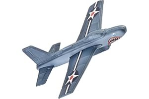 Aeromax Aerobatic Foam Flyer Shark Bite Edition Airplane, Grey/Silver