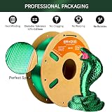 ERYONE Silk PLA Filament 1.75mm 1KG Silk Green 0.03mm Tolerance view 4