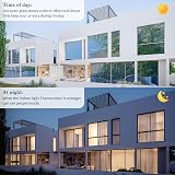 FILMGOO Window Film One Way Mirror Blue Silver 90x200CM Non-Adhesive view 2