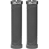 Funn Hilt MTB Bike Grips with Single Lock On Clamp | soft-compound rubber, low-profile alloy collar, 22.2mm inner diameter, 96g, for DH, enduro and trail, BMX use