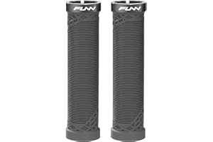 Funn Hilt Mountain Bike Handlebar Grips with Single Lock On Clamp, Lightweight and Ergonomic Bicycle Handlebar Grips with 22 mm Inner Diameter, Unique Patterned Bicycle Grips for MTB/BMX