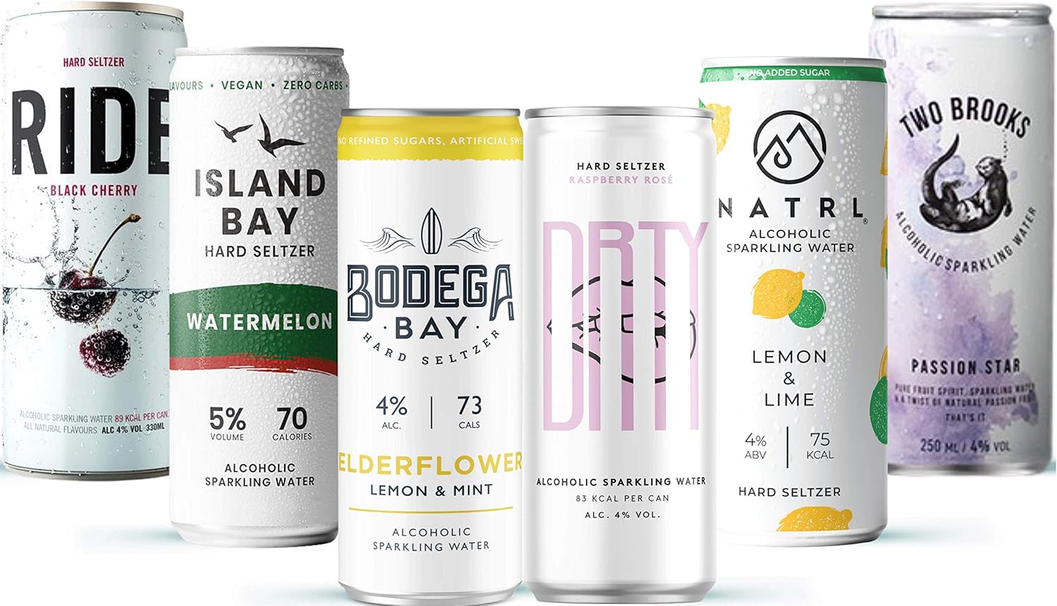 Boujee Boxes Hard Seltzer Mixed Taster Pack Variety of Flavours Low