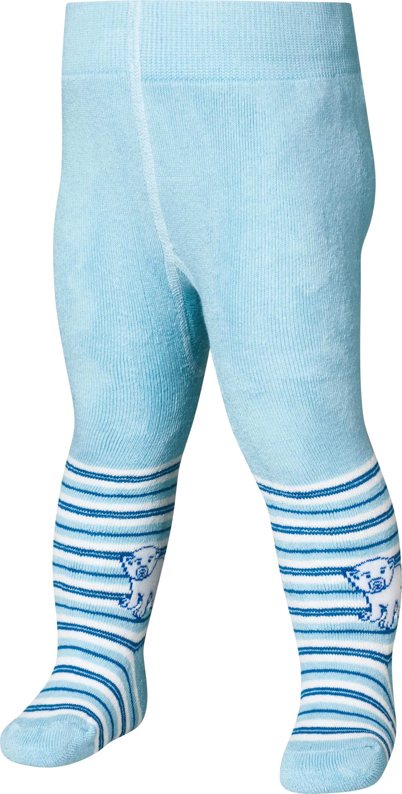 Playshoes Boy's Winter Warm Tights Polar Bear Sports Leggings, Navy/Blue, 86-92