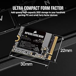 Corsair MP600 CORE Mini 2TB M.2 NVMe PCIe x4 Gen4 2