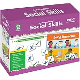 Key Education Publishing Social Skills Activities for Kids, 15 File Folder Games With Social Emotional Learning Activities, Emotional Regulation Tools for kids Preschool to Grade 2