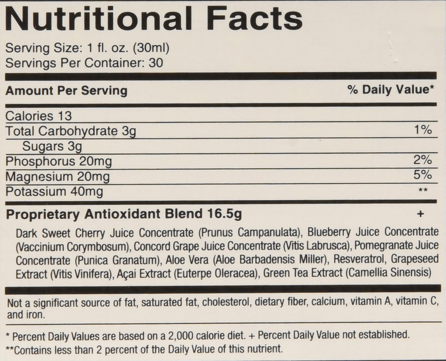 RESERVE Dietary Supplement Antioxidant Superfruit Blend with