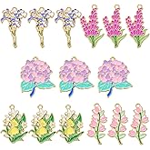 COGCHARGER Flower Charms for Jewelry Making Bulk Cute Pendants for Bracelet Necklace Earring DIY Supplies