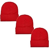 Gelante Unisex Beanie Cap Knitted Warm Solid Color