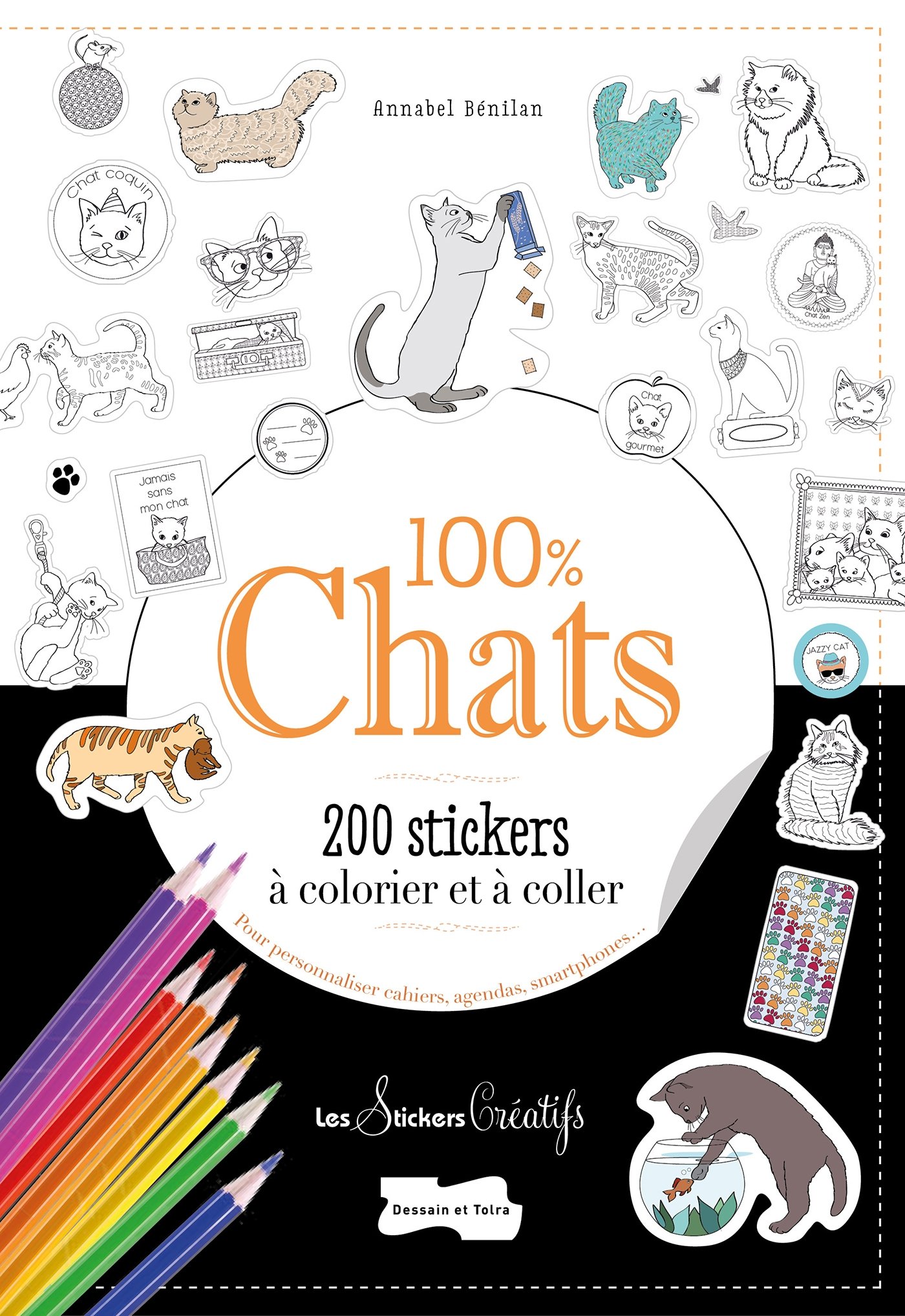 Amazon 200 stickers colorier 100 % chats Annabel Bénilan Amazon 200 stickers colorier 100 % chats Annabel Bénilan Livres