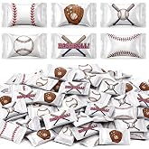 300 Count Baseball Candy Snacks Bulk Individually Wrapped Buttermints 37oz | Baseball Party Dugout Favors Supplies, Sports Themed Candy, Team Event Treats, After Dinner Cream Mints, Goodie Bags Fillers