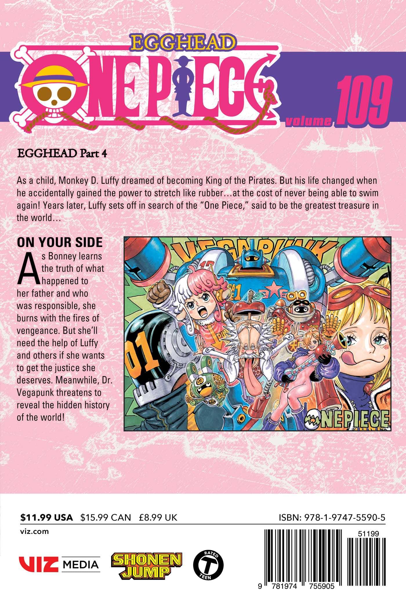 One Piece, Vol. 109 One Piece, Vol. 109 Paperback Kindle