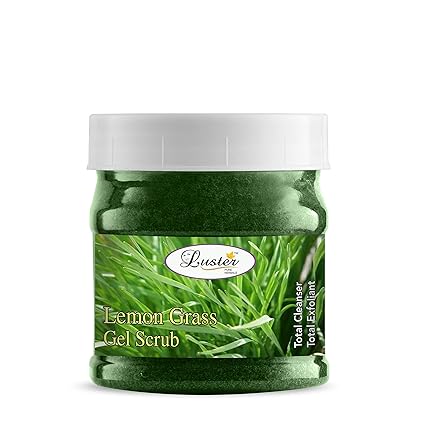 Luster Lemon Grass Face & Body Gel Scrub (Paraben & Sulfate Free)-500 ml