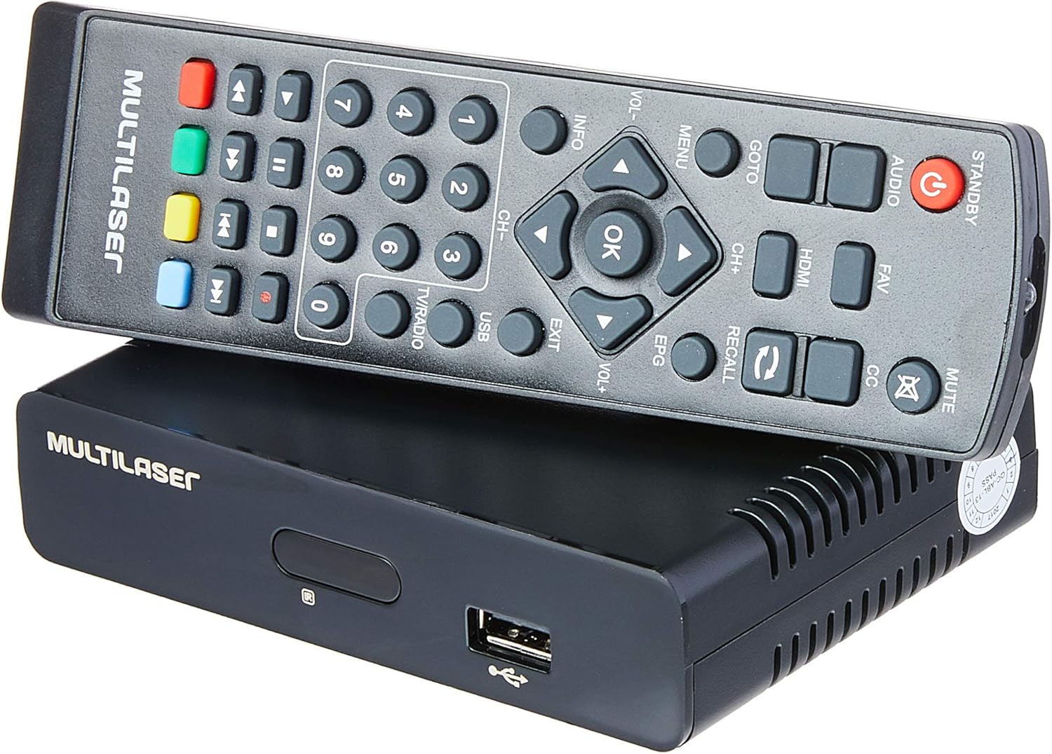 Conversor e Gravador de TV Digital, Multilaser RE207, Preto Eletrônicos Conversor e Gravador de TV Digital, Multilaser RE207, Preto Eletrônicos