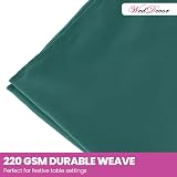 WedDecor 20 Inch Green Cotton Polyester Table Napkins 10pcs Elegant Design view 5
