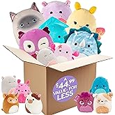 Squishmallows Mystery One 10" & Two 5" 3-Squish Value Pack - Get ONE Jumbo & Two Mini Jazwares Plush for Less - Collectible Soft & Squishy Stuffed Animal Toy - Gift Set for Kids, Girls & Boys