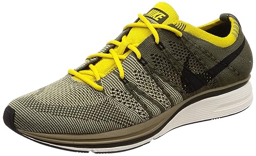 nike flyknit trainer mens yellow