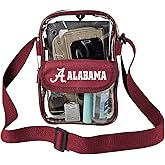 Storm Duds Crossbody Clear Bag 10 Inch Pouch for Valuables - Games, Graduations, Concerts – NCAA Stadium Approved