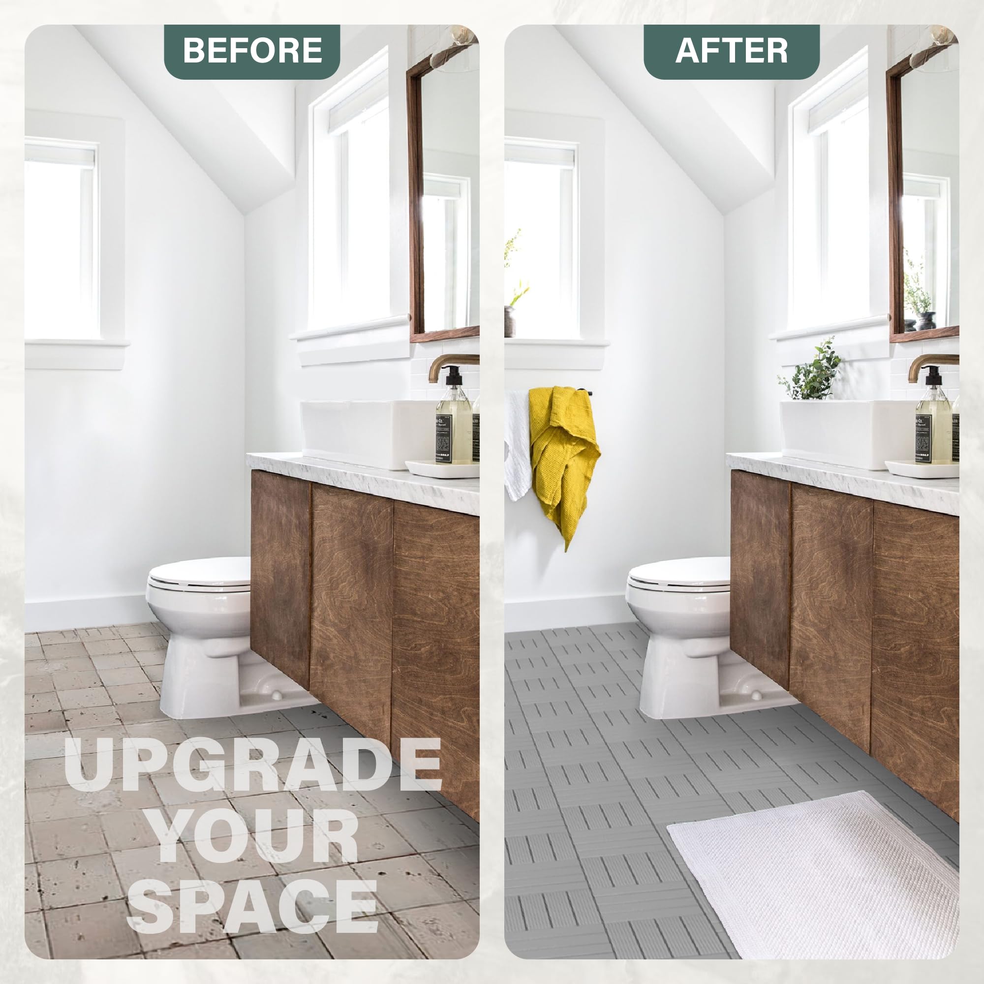 Mua 9 Pack Hard Plastic Interlocking Deck Tiles - 12