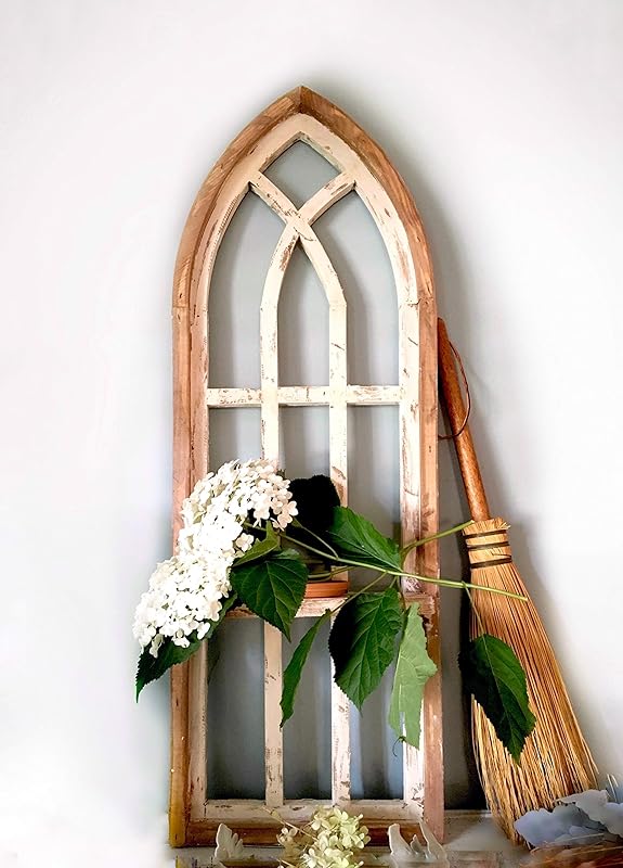 Cathedral arch window frame, Shelf, 36 inch