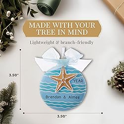 Personalized Starfish Ornament 2025 | Free 24h