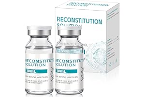 10 ML Reconstitution Solution,Glass Vial,2 Pack