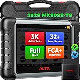 Autel MaxiCOM MK808S-TS OBD2 Scanner: 2026 Updated of MK808BT PRO, MK808TS MX808TS TS601 with Bidirectional Test, 28 Service 